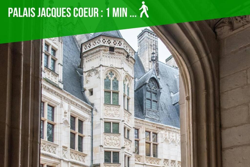 Appartement Les Quatre Piliers - 1 Min Palais Jacques Coeur à Bourges Extérieur photo